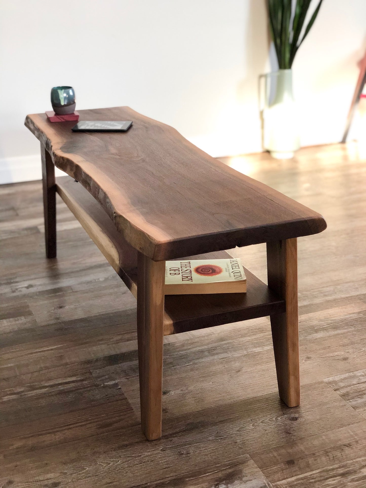 Richvale - Rustic Wood Live Edge Coffee Table