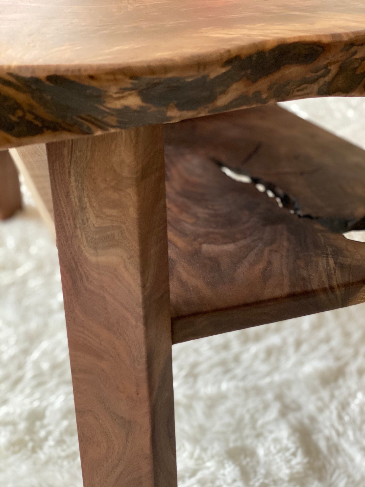 Lakefield - Live Edge Rustic Wood Coffee Table